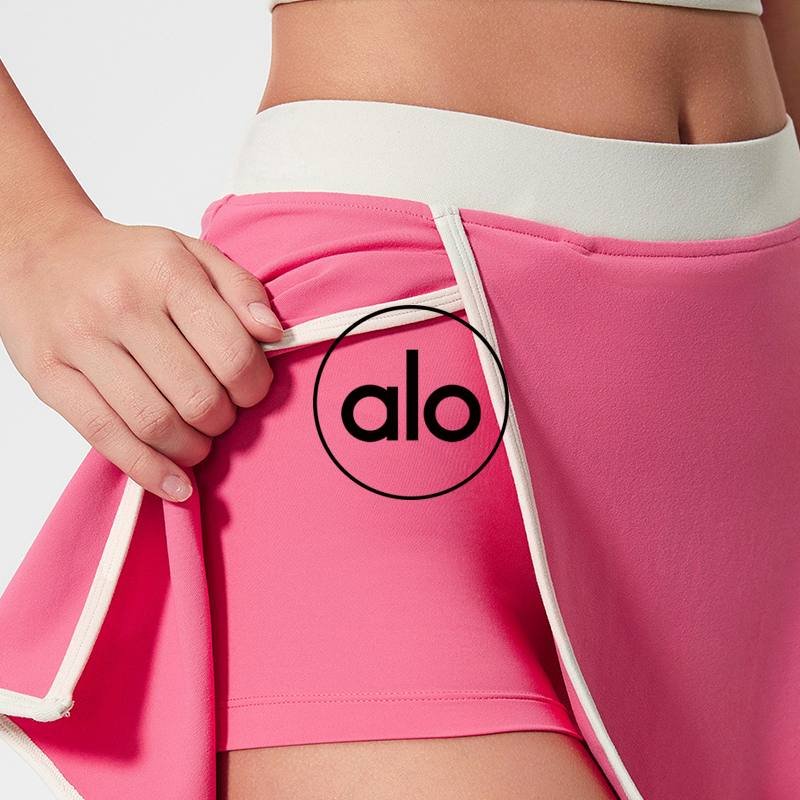 Alo skirt yoga white black