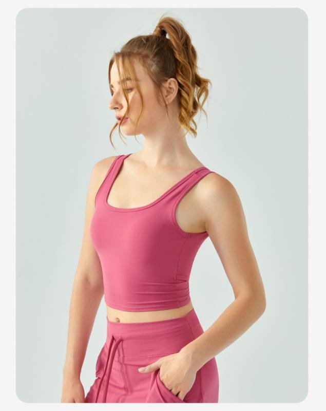 Canotta Lululemon yoga rosa