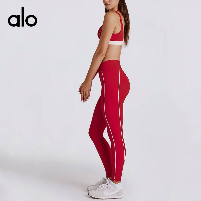 Alo sports bra training white yoga