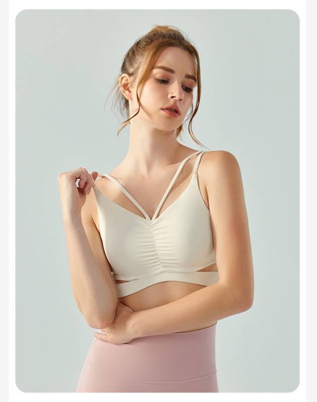 Lululemon soutien-gorge de sport yoga rose