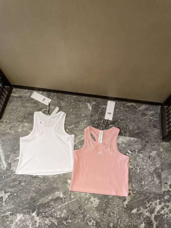 Alo tank studio yellow yoga