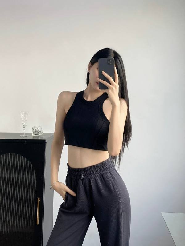 Reggiseno sportivo Lululemon yoga nero