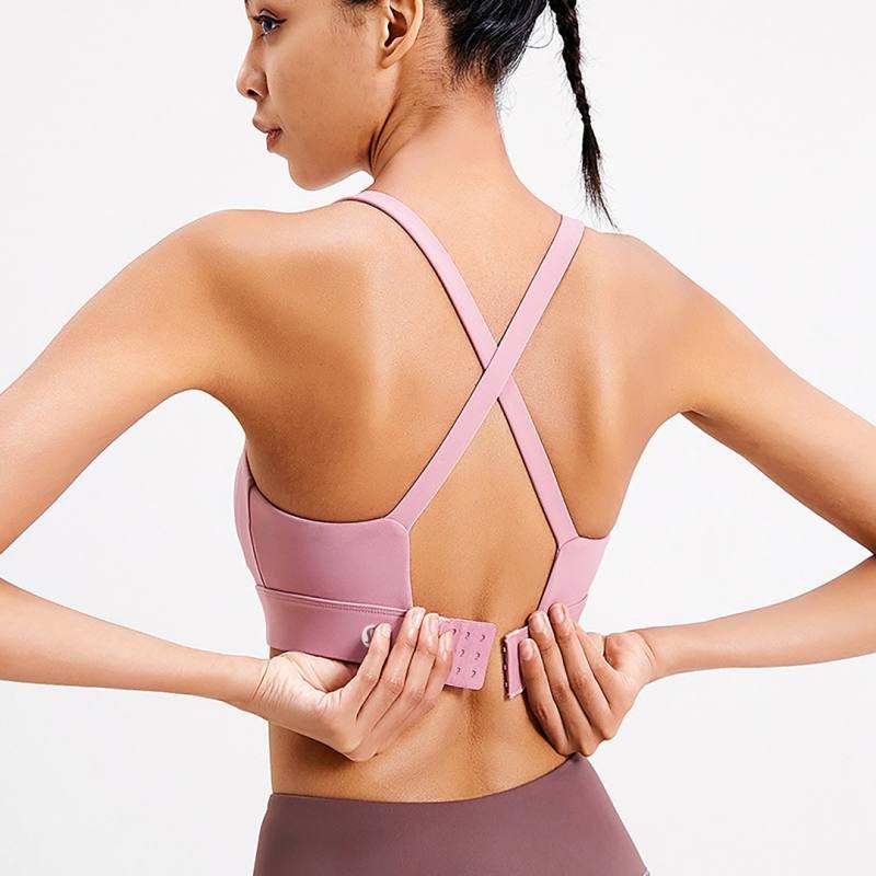 Lululemon soutien-gorge de sport yoga rose