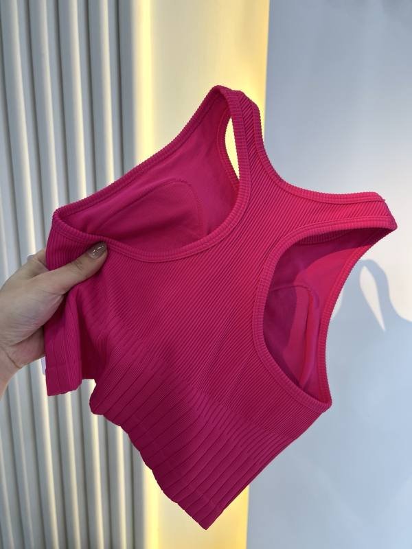 Alo tank yoga hot pink
