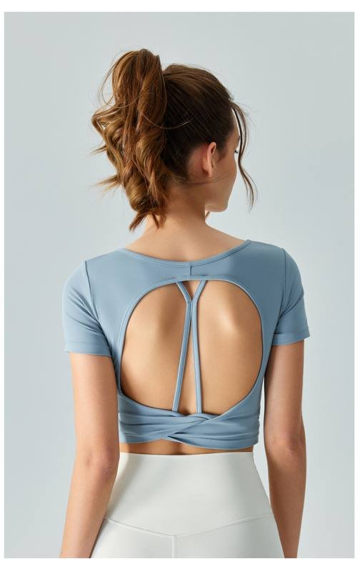 Camiseta Lululemon studio rosa polvoriento