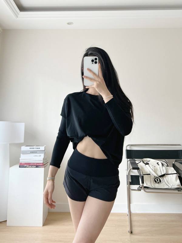 Lulu Camiseta de manga larga Lululemon Back In Action