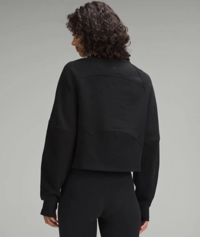 Lululemon Scuba long sleeve lounge navy yoga