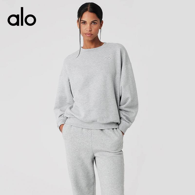 Alo lounge a maniche lunghe marrone