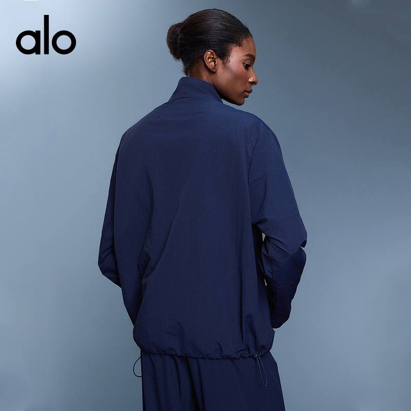 Alo jacket training navy yoga