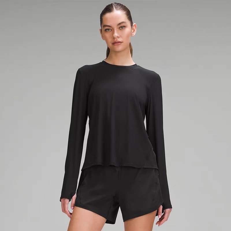 Lululemon long sleeve run black