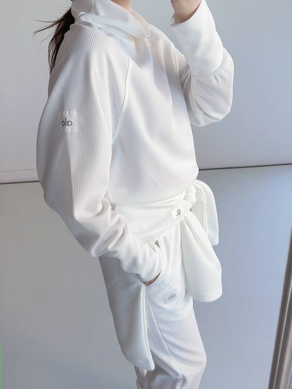 Alo Long sleeve Alo Waffle Weekend Escape Mock Neck