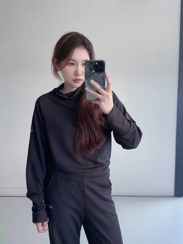 Alo Long sleeve Alo Waffle Weekend Escape Mock Neck