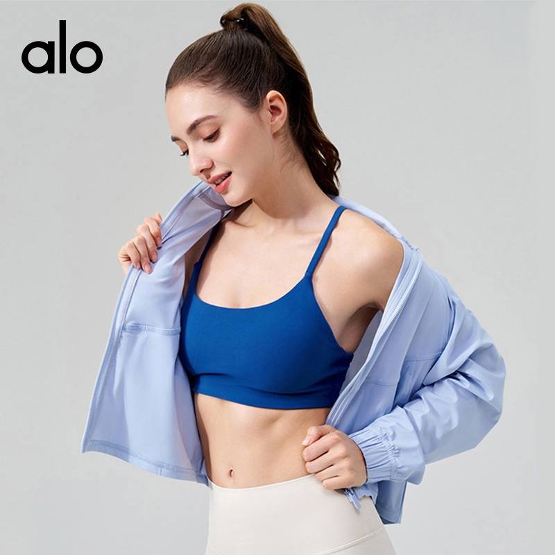 Alo jacket everyday light blue