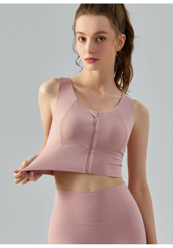 Canotta Lululemon yoga rosa chiaro
