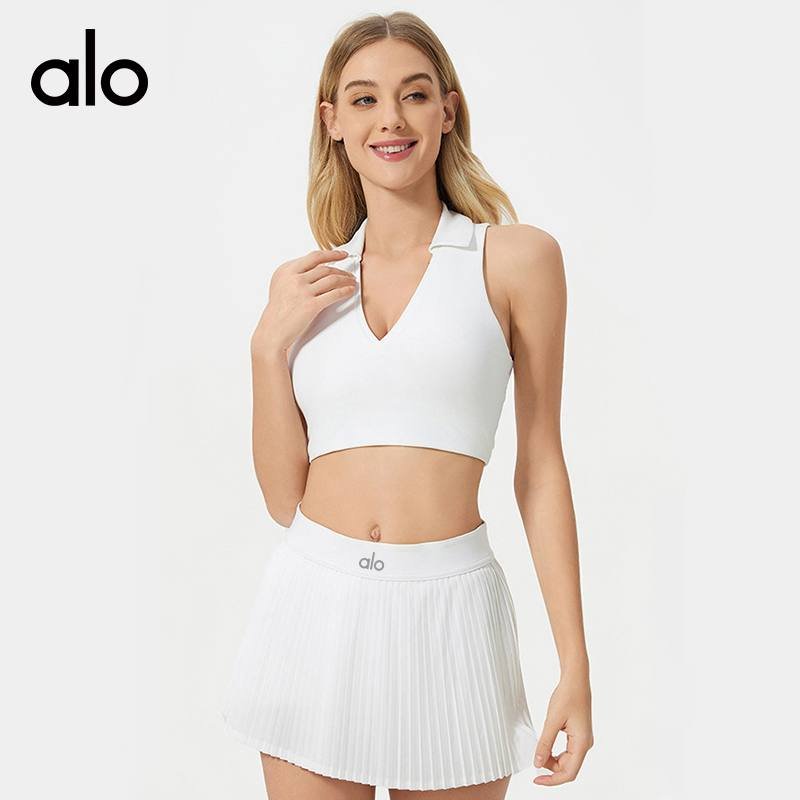 Alo tank studio yellow yoga