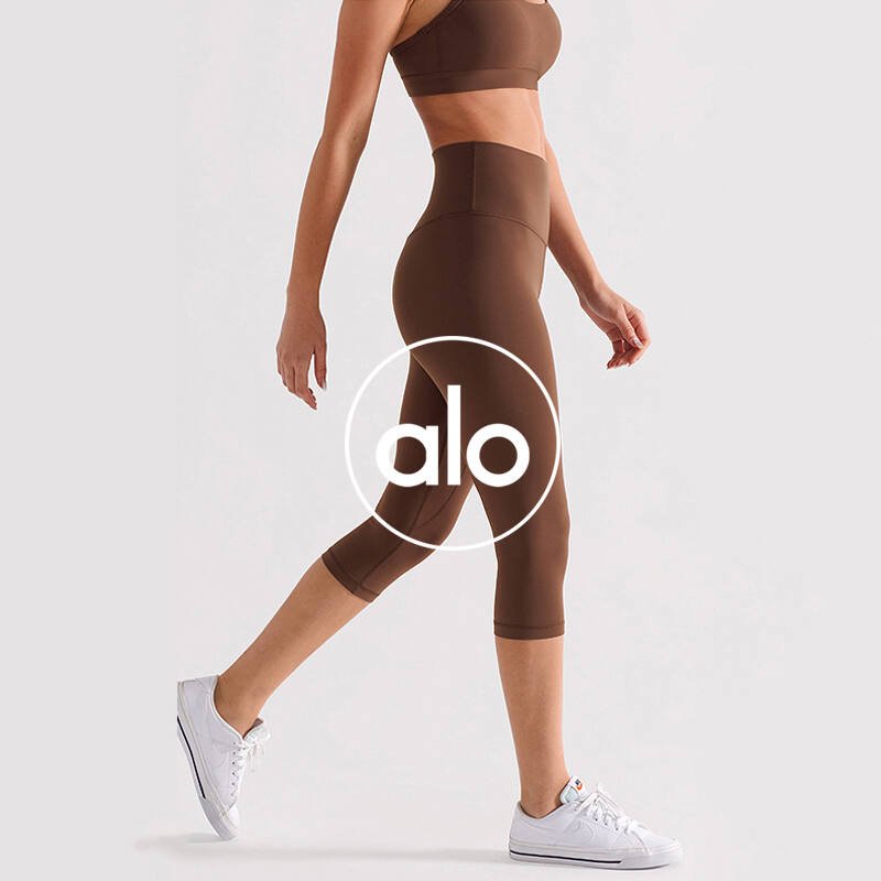 Alo capri yoga brown