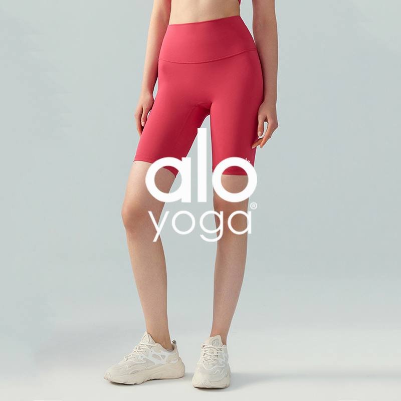 Alo pantaloncini yoga rossi
