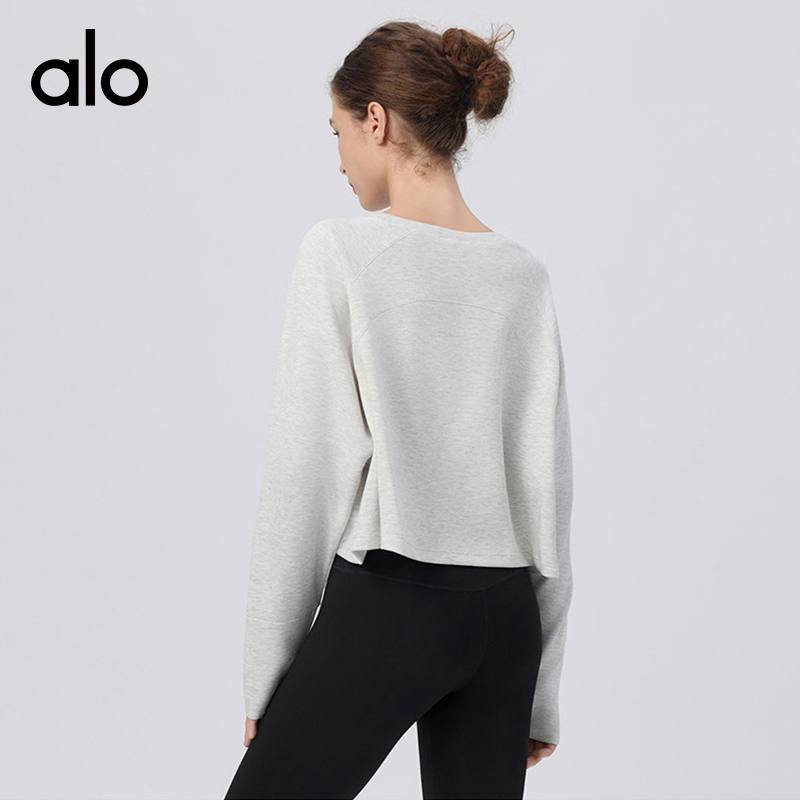Alo long sleeve everyday brown mint green light gray