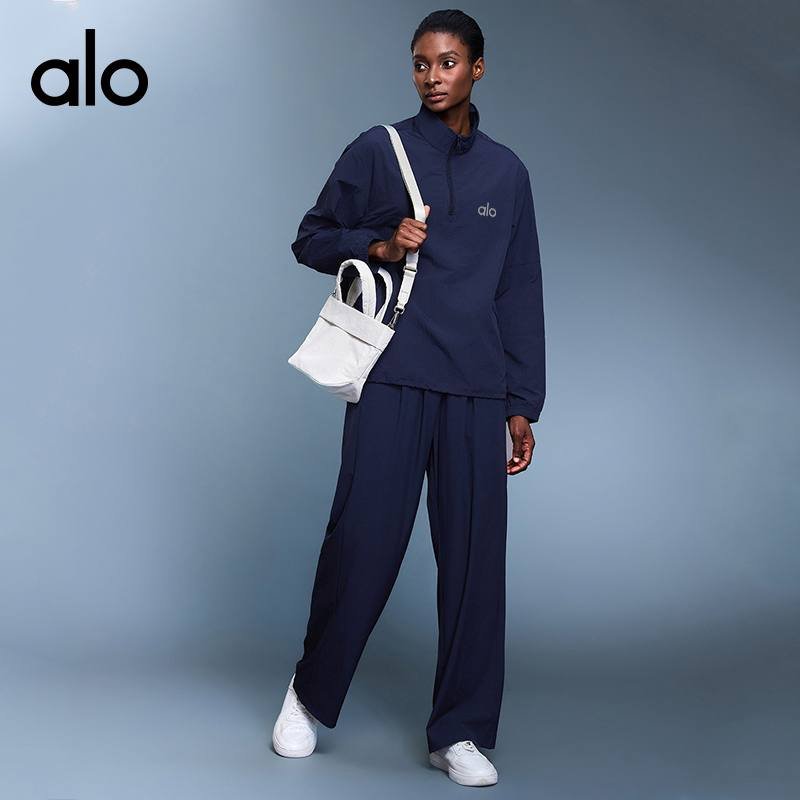 Alo jacket training navy yoga