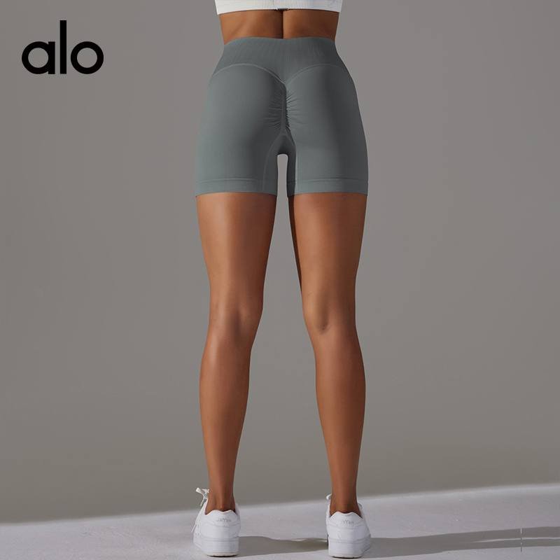 Alo shorts training blue pink green yoga