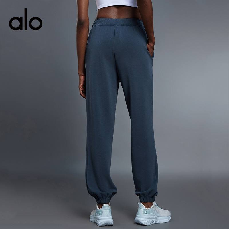 Alo Leggings aloyoga moisture-absorbent and breathable fitness running trousers versatile and loose slim-fitting