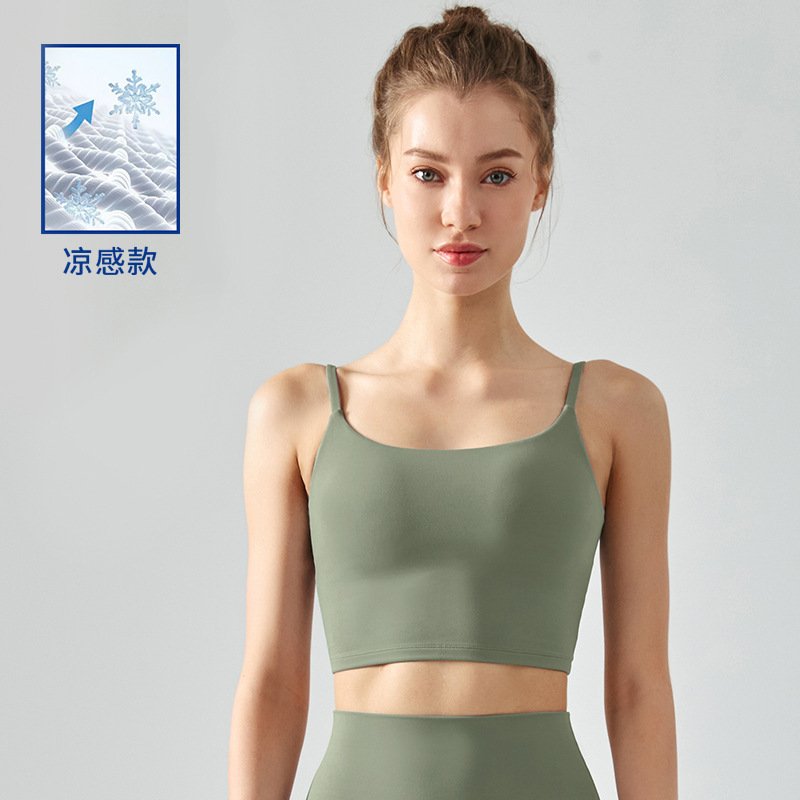 Lululemon tanque yoga cinza