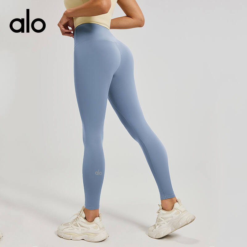 Alo Airlift leggings training pink gray tan yoga