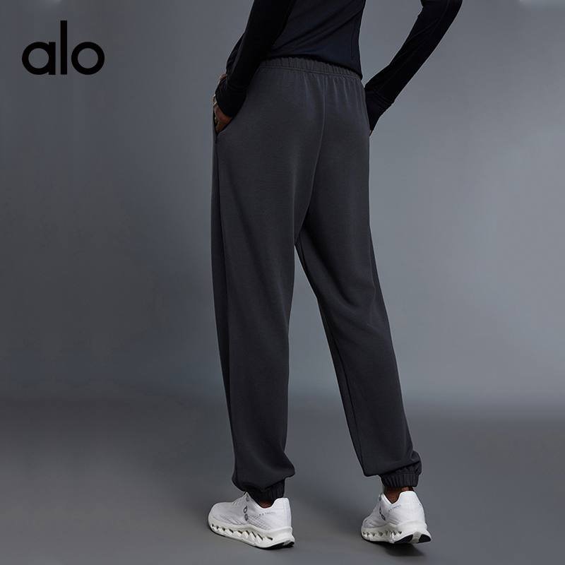 Alo Leggings aloyoga moisture-absorbent and breathable fitness running trousers versatile and loose slim-fitting