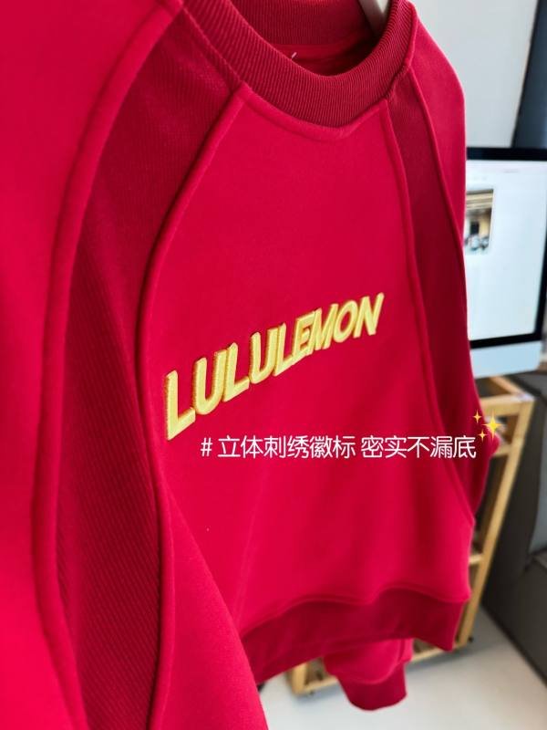 Lulu Manga larga chino rojo