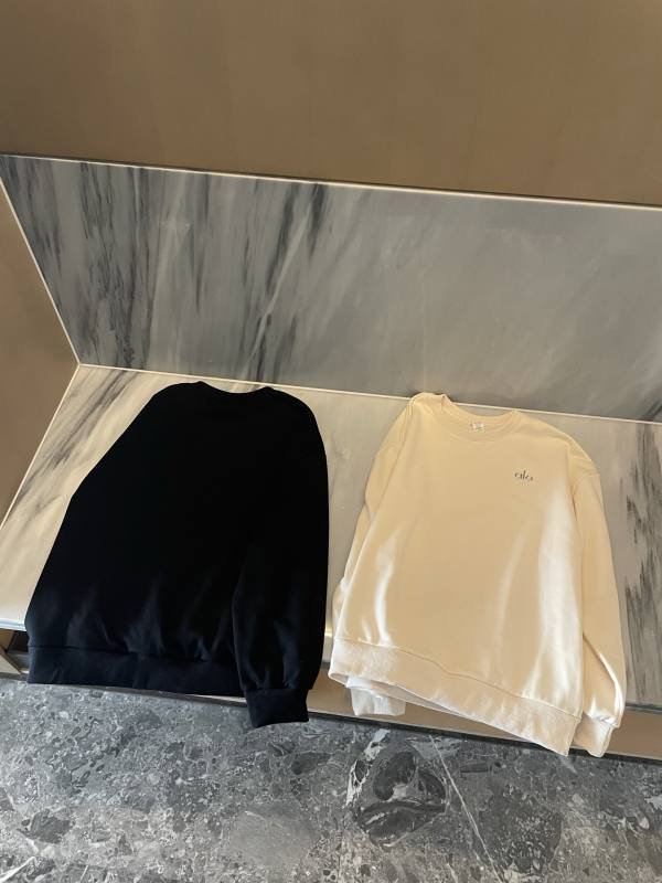 Alo long sleeve lounge yellow yoga