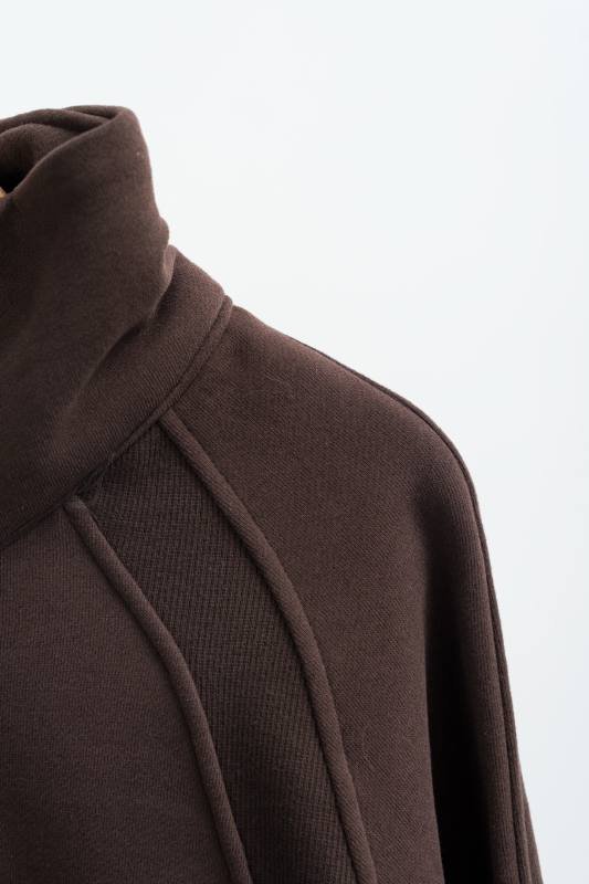 Lululemon Scuba jacket lounge dark brown yoga