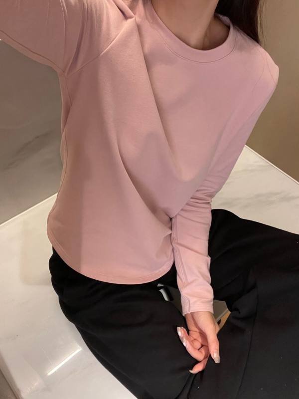 Lululemon long sleeve everyday light pink yoga