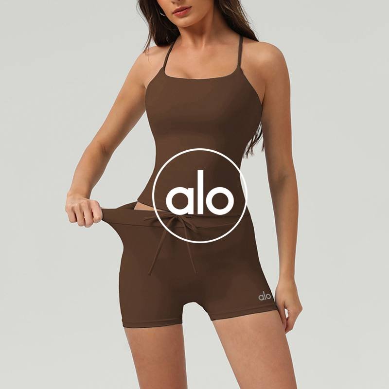 Short Alo entraînement bleu
