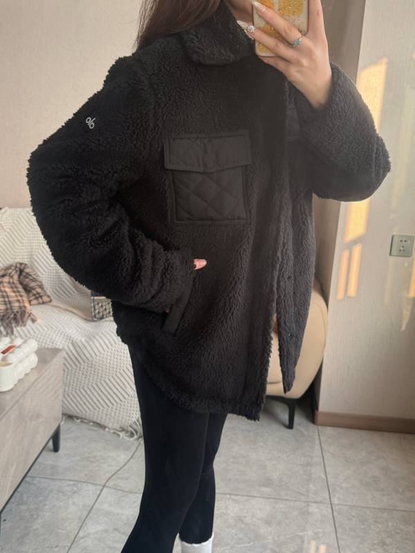 Alo jacket lounge black yoga