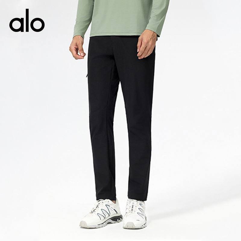 Alo men s bottoms everyday light gray and navy yoga