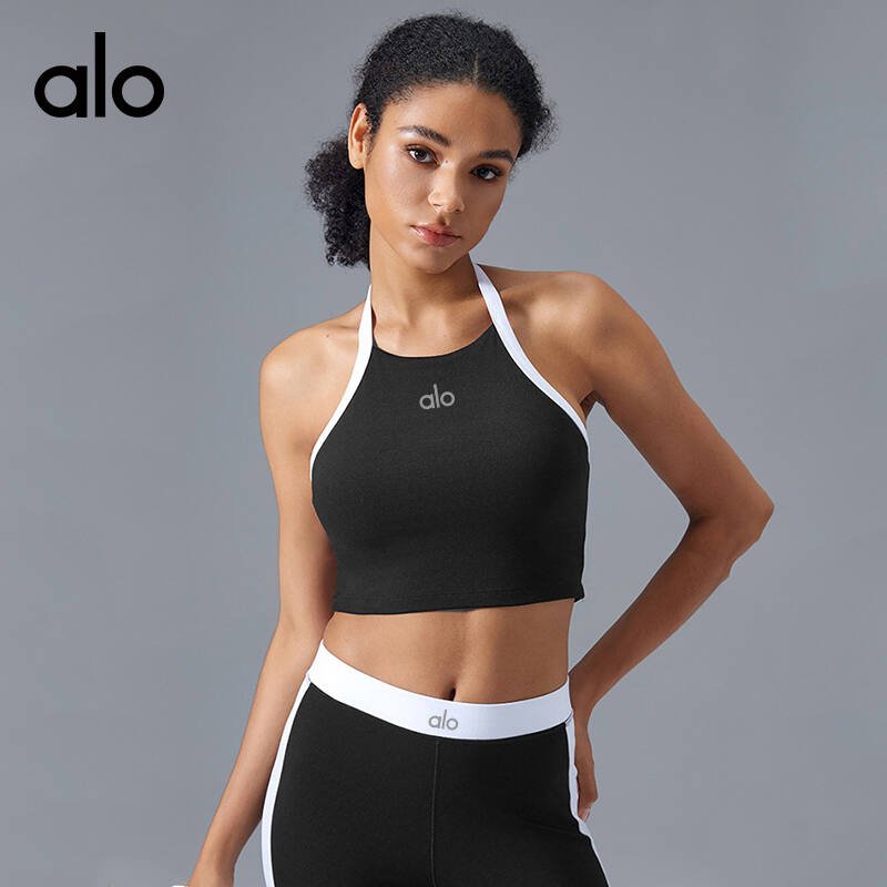 Alo tank training navy yoga