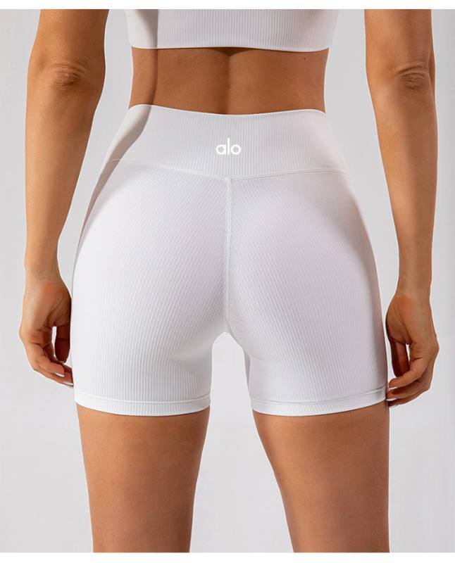 Alo shorts yoga white and navy