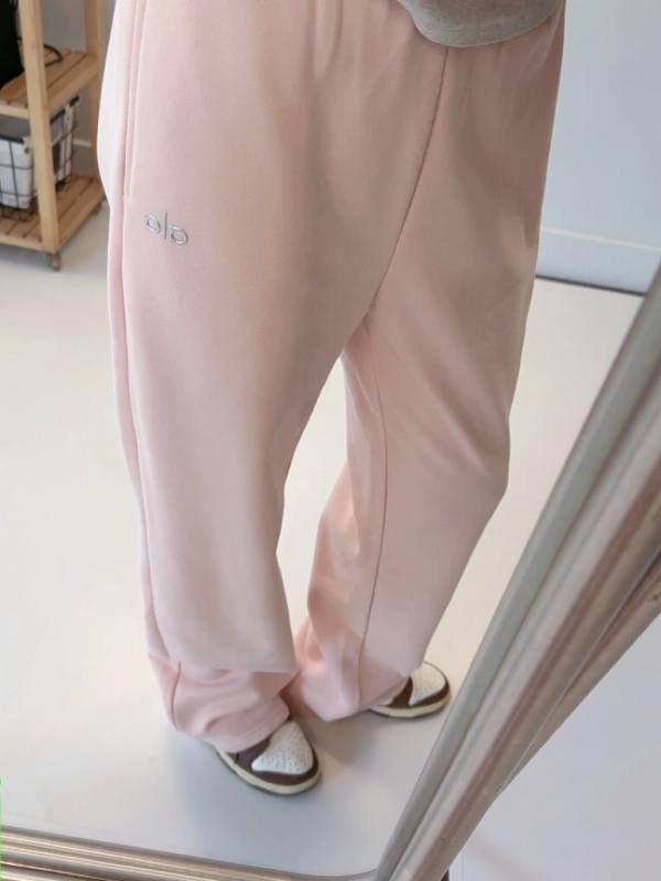Alo men s bottoms lounge pink