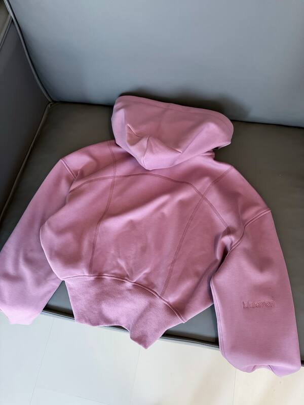 Lululemon jaqueta lounge rosa
