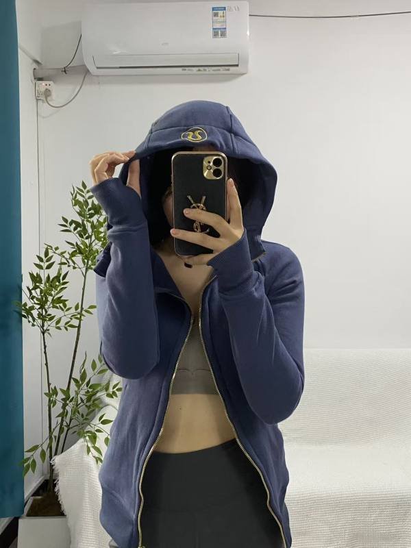 Lululemon jacket lounge shadow blue yoga