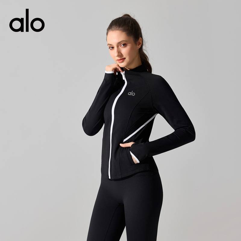Alo jacket everyday light gray yoga