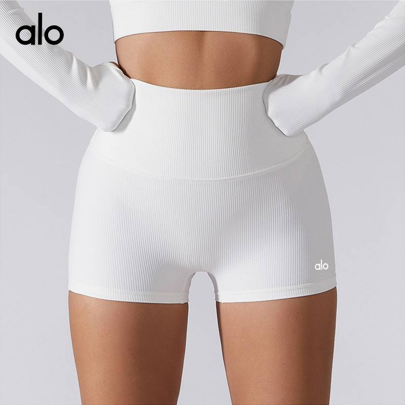 Alo pantaloncini yoga bianchi