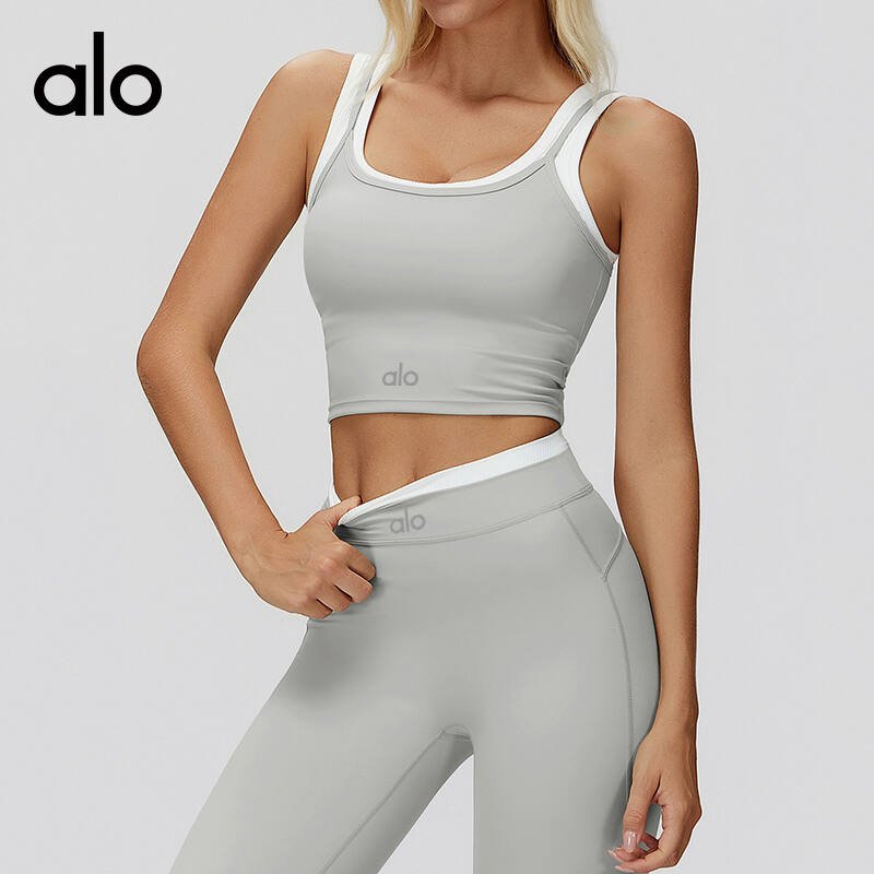 Alo tank yoga rosa