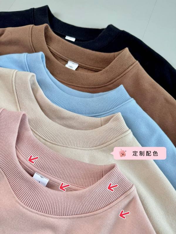 Alo long sleeve lounge pink yoga
