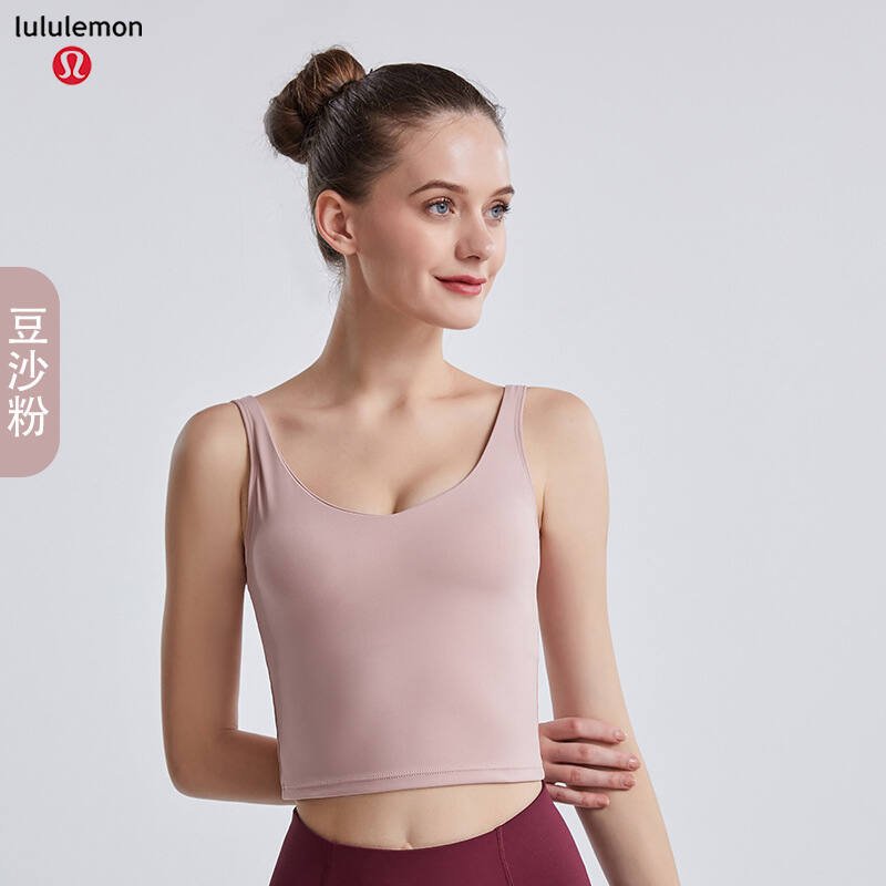 Lululemon tank yoga stone red