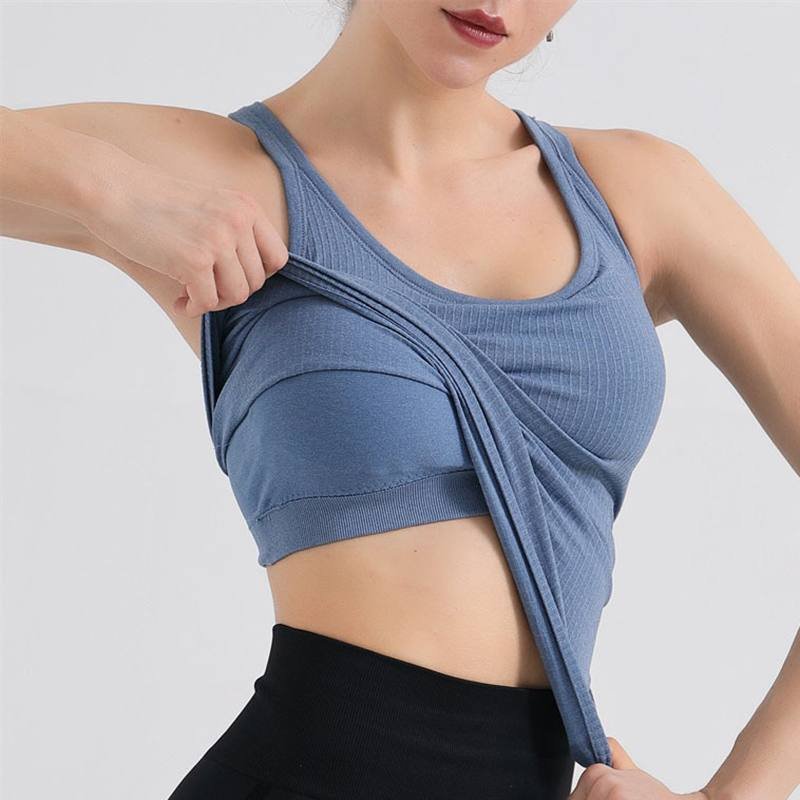 Lululemon tanque yoga azul