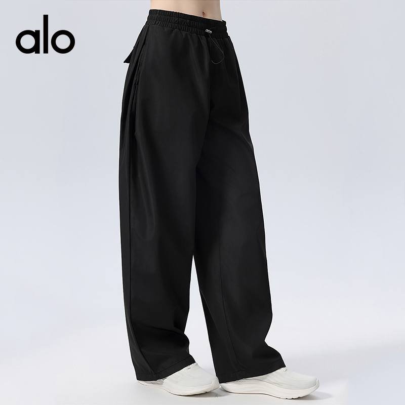 Alo Leggings aloyoga loose running fitness pants casual training yoga wear loose overalls trousers