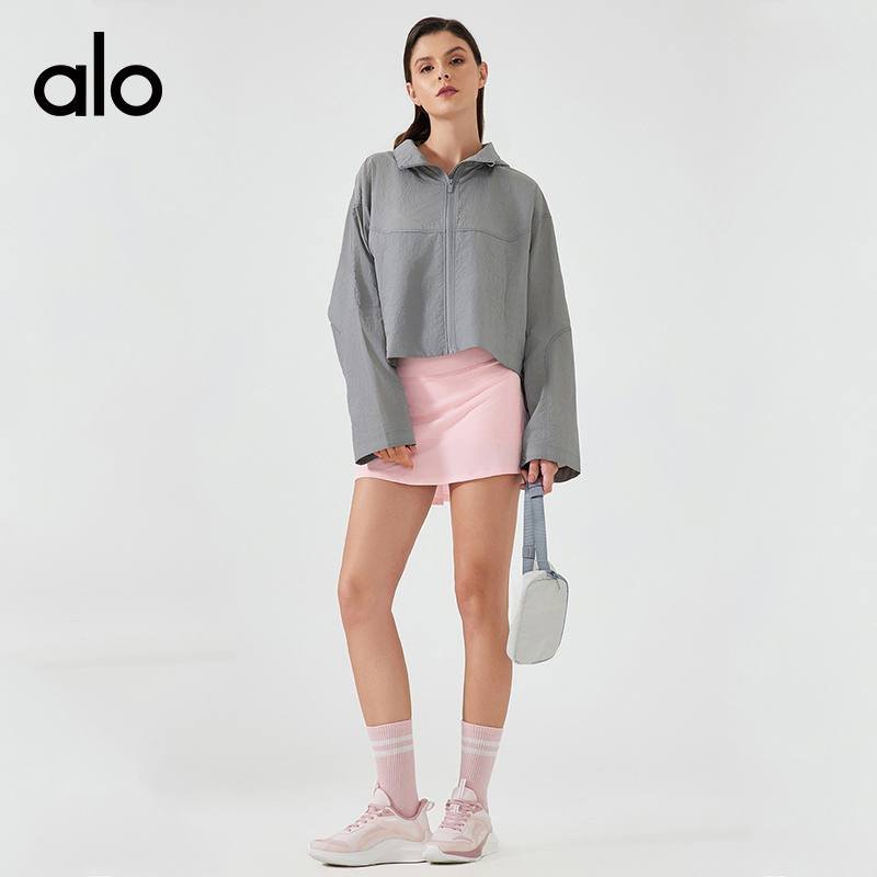 Alo jacket everyday light blue yoga