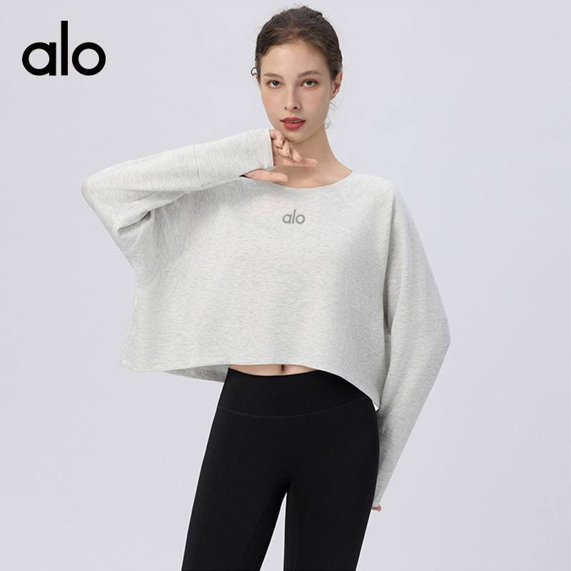 Alo long sleeve everyday brown mint green light gray