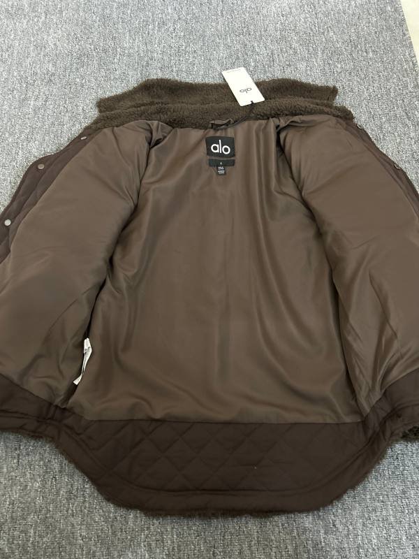 Alo jacket everyday coffee brown yoga